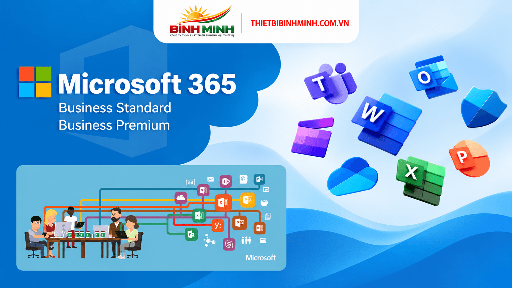 Bình Minh – Microsoft 365 Business Standard và Business Premium