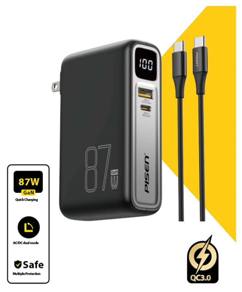 Pin sạc dự phòng Pisen 10.000 mAh PRO Super High Power Box TS-D319 87W