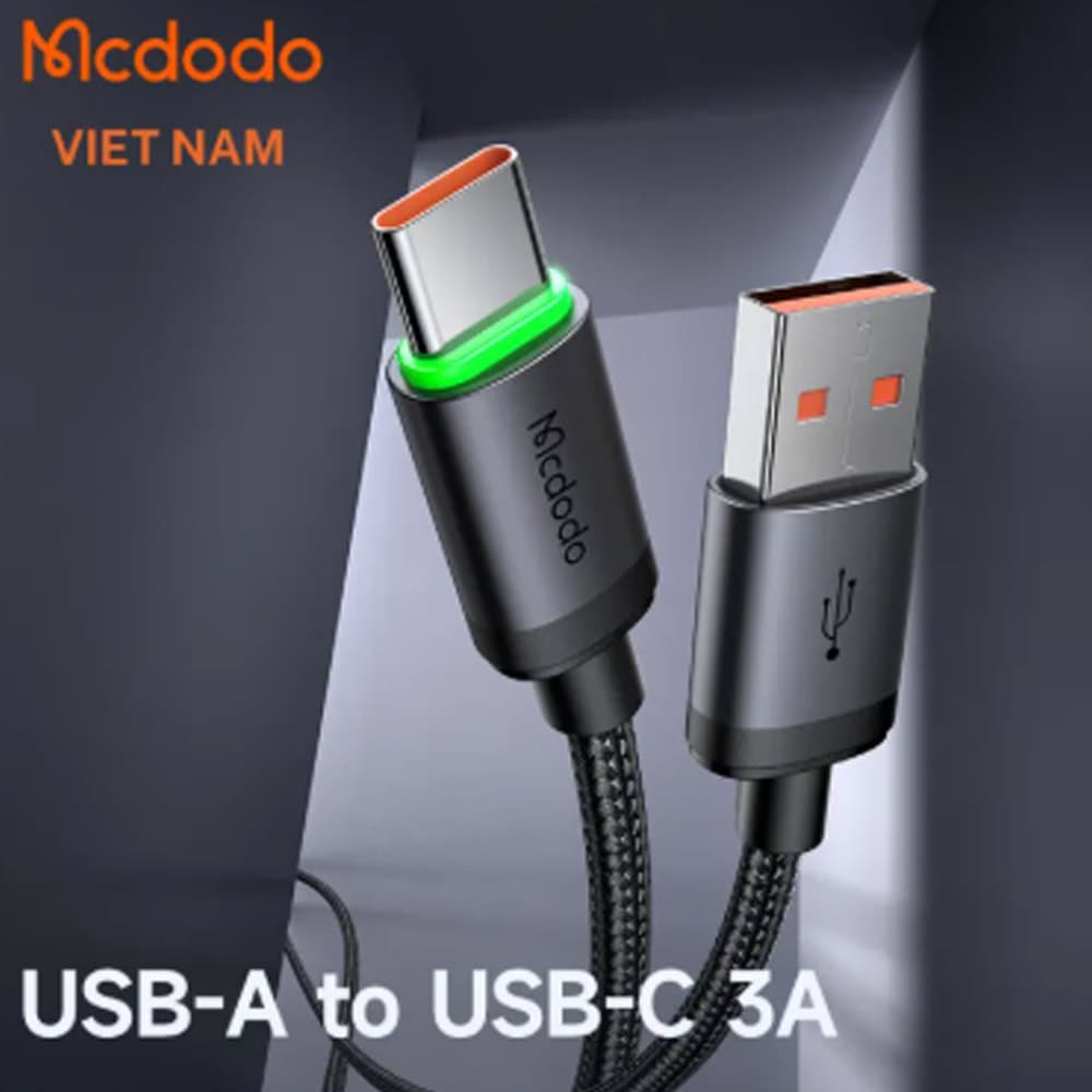Cáp Mcdodo USB-A – Type-C 1m CA-3960