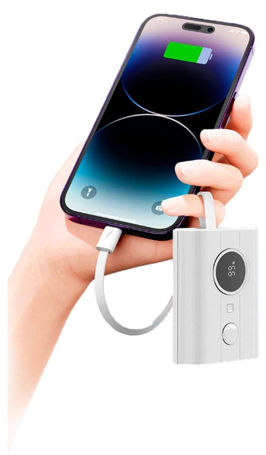 Pin sạc dự phòng Pisen 10.000 mAh TP-D29 22.5W Màu trắng