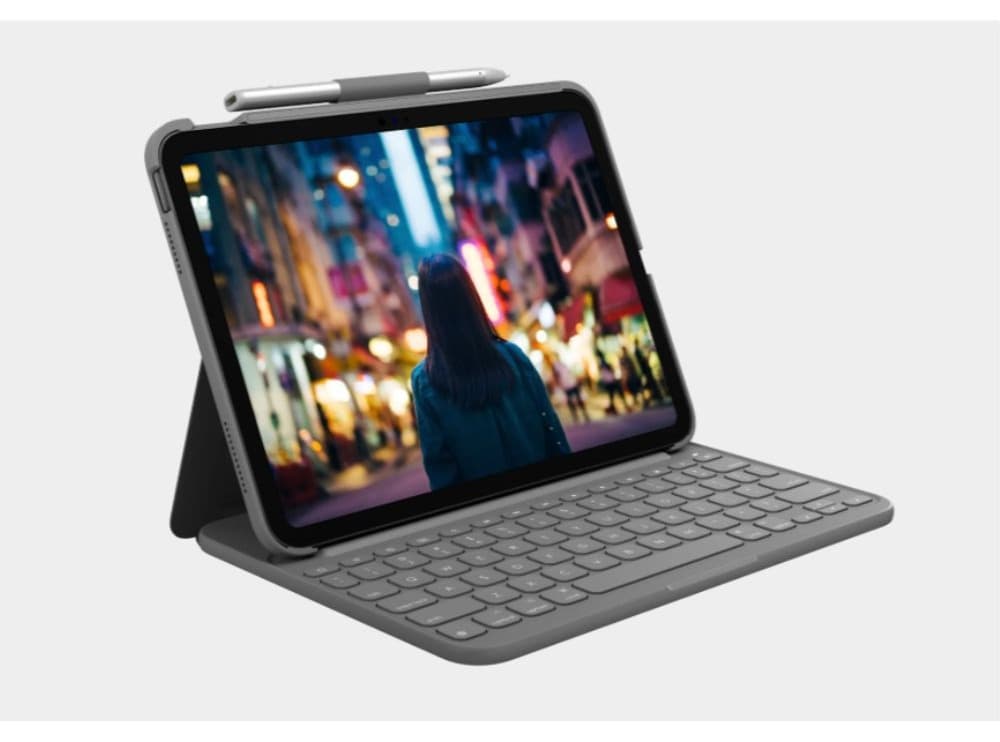 Bao da kèm bàn phím Logitech Combo Touch cho Ipad A16/Gen 10