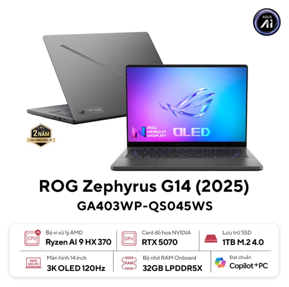 Laptop Asus Gaming ROG Zephyrus G14 GA403WP-QS045WS
