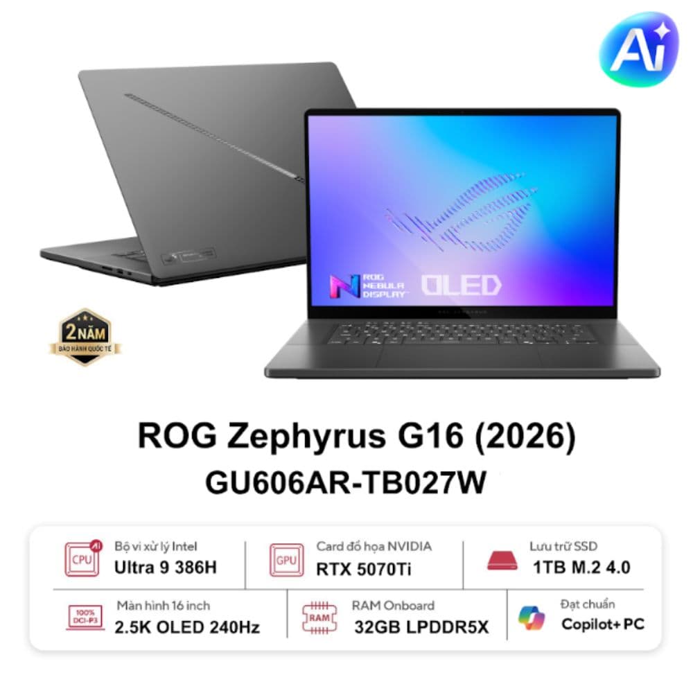 Laptop Asus Gaming ROG Zephyrus G16 GU606AR-TB027W