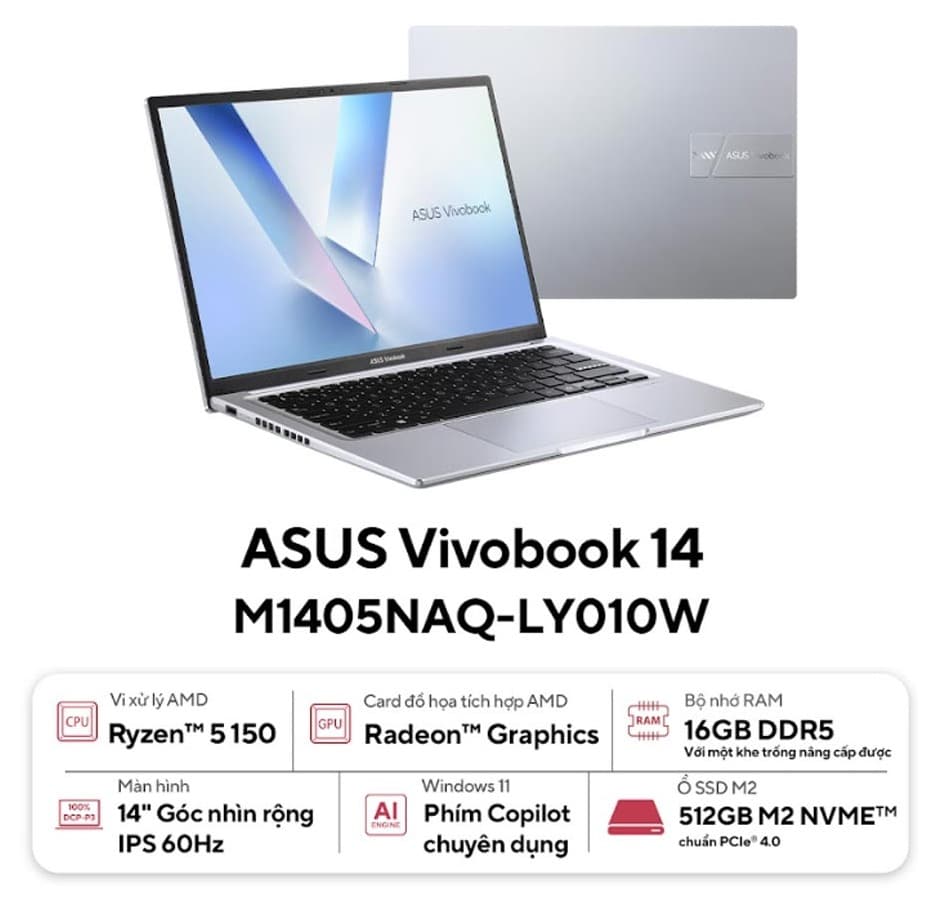Laptop Asus Vivobook 14 M1405NAQ-LY010W