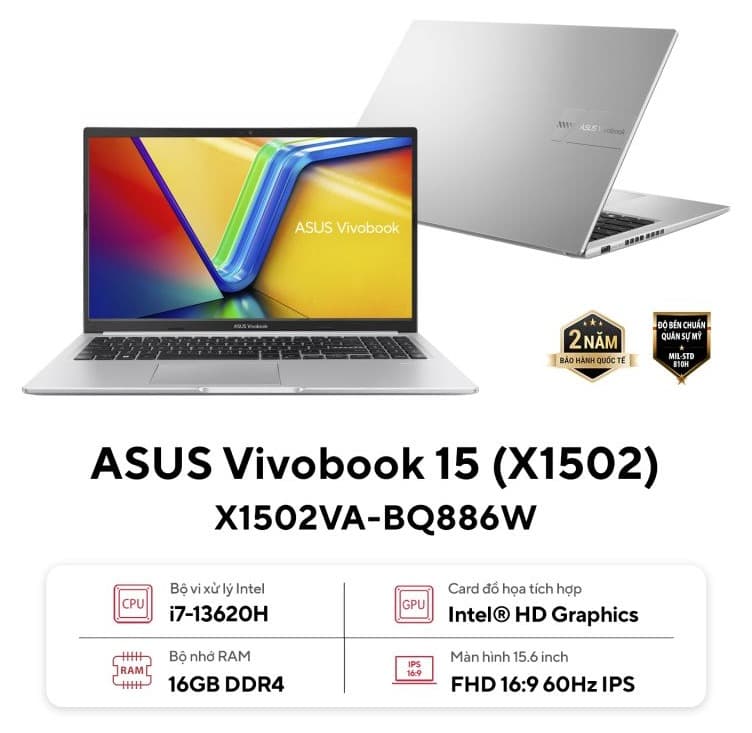 Laptop Asus Vivobook 15 X1502VA-BQ886W