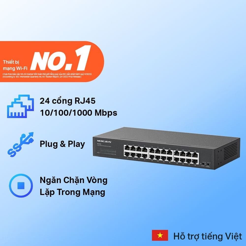 Switch Mercusys MS124GS