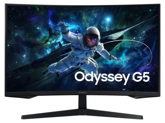 Màn hình cong gaming Samsung Odyssey G5 LS32CG552EEXXV (32Inch/ 2K (2560×1440)/ 1ms/ 165Hz/ 300 cd/m2/ VA)