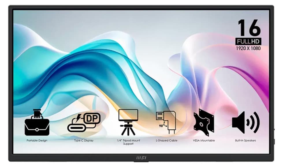 Màn hình di động MSI PRO MP165 E6