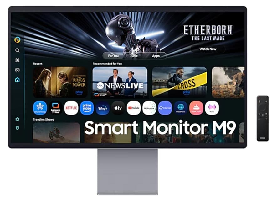 Màn hình thông minh Samsung M9 LS32FM902SEXXV (32Inch/ 4K (3840 x 2160)/ 0.03ms/ 165Hz/ 250cd/m2/ OLED/ Tích hợp Loa)
