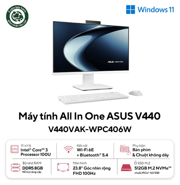 Máy tính liền màn Asus V440VAK Core 3