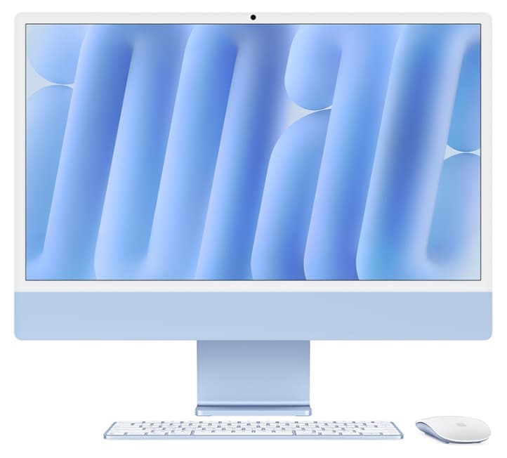 Máy tính AIO Apple IMAC M4 (Blue · 256GB SSD · 8 core GPU)