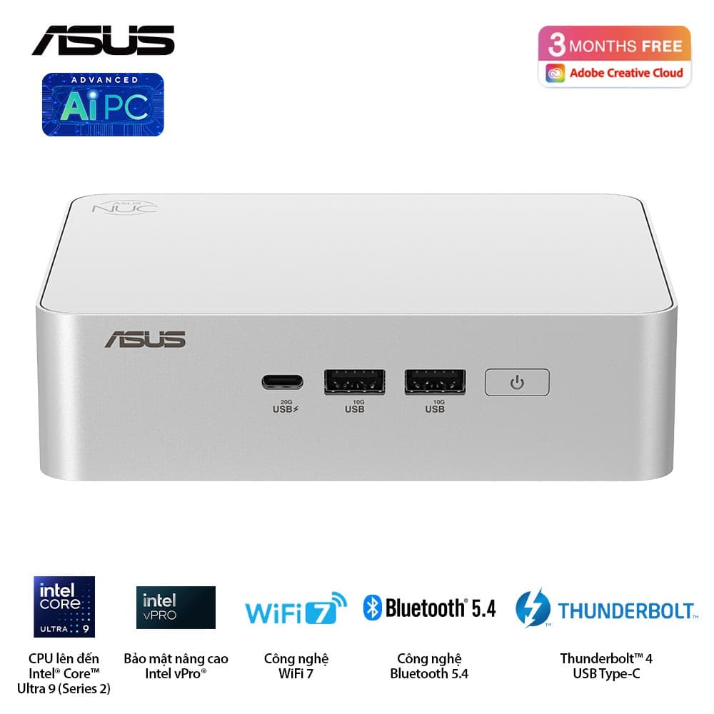 Mini PC Asus NUC 15 Pro Plus Tall NUC15CRSU7