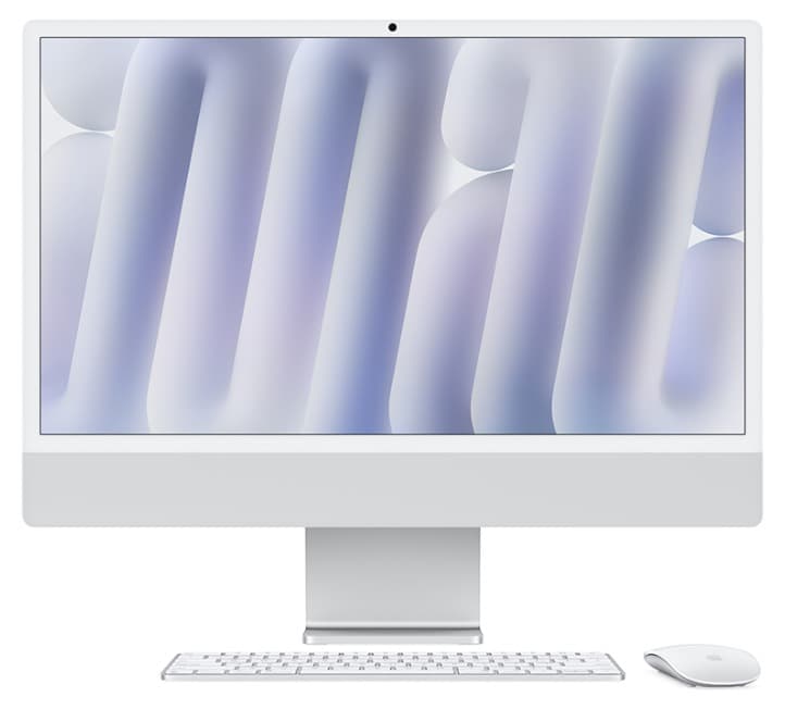 Máy tính AIO Apple IMAC M4 (Silver · 512GB SSD · 10 core GPU) — mcr24sa