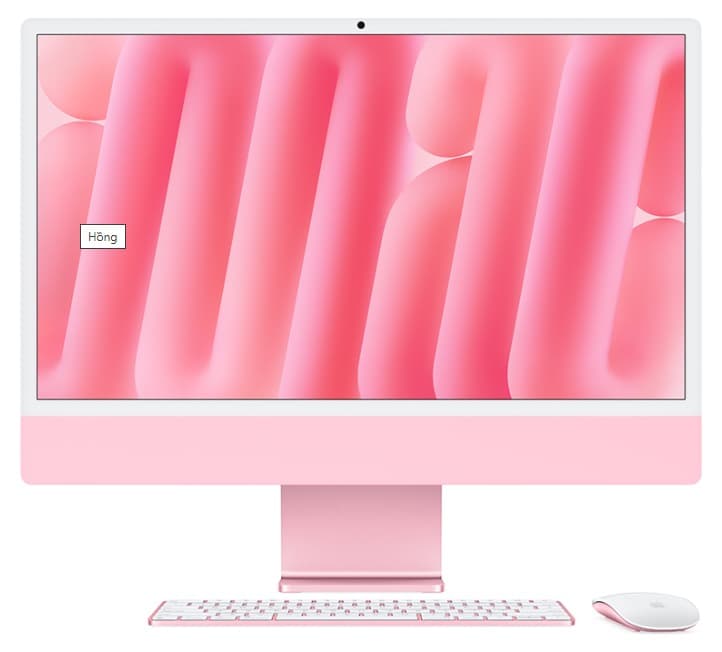 Máy tính AIO Apple IMAC M4 (Pink · 256GB SSD · 10 core GPU)