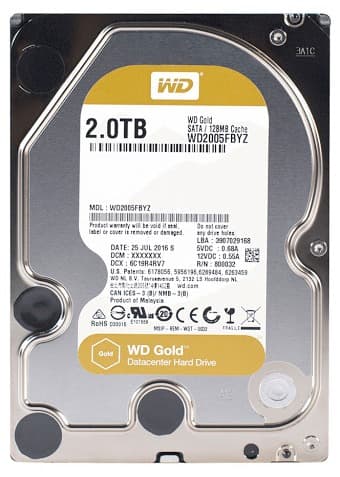 Ổ cứng server Western Digital Enterprise Gold 2TB WD2005FBYZ