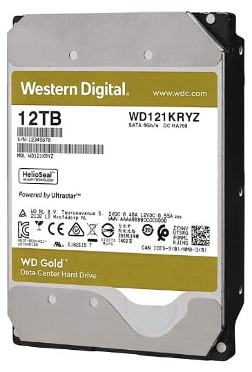 Ổ cứng server Western Digital Enterprise Gold 12TB WD121KRYZ