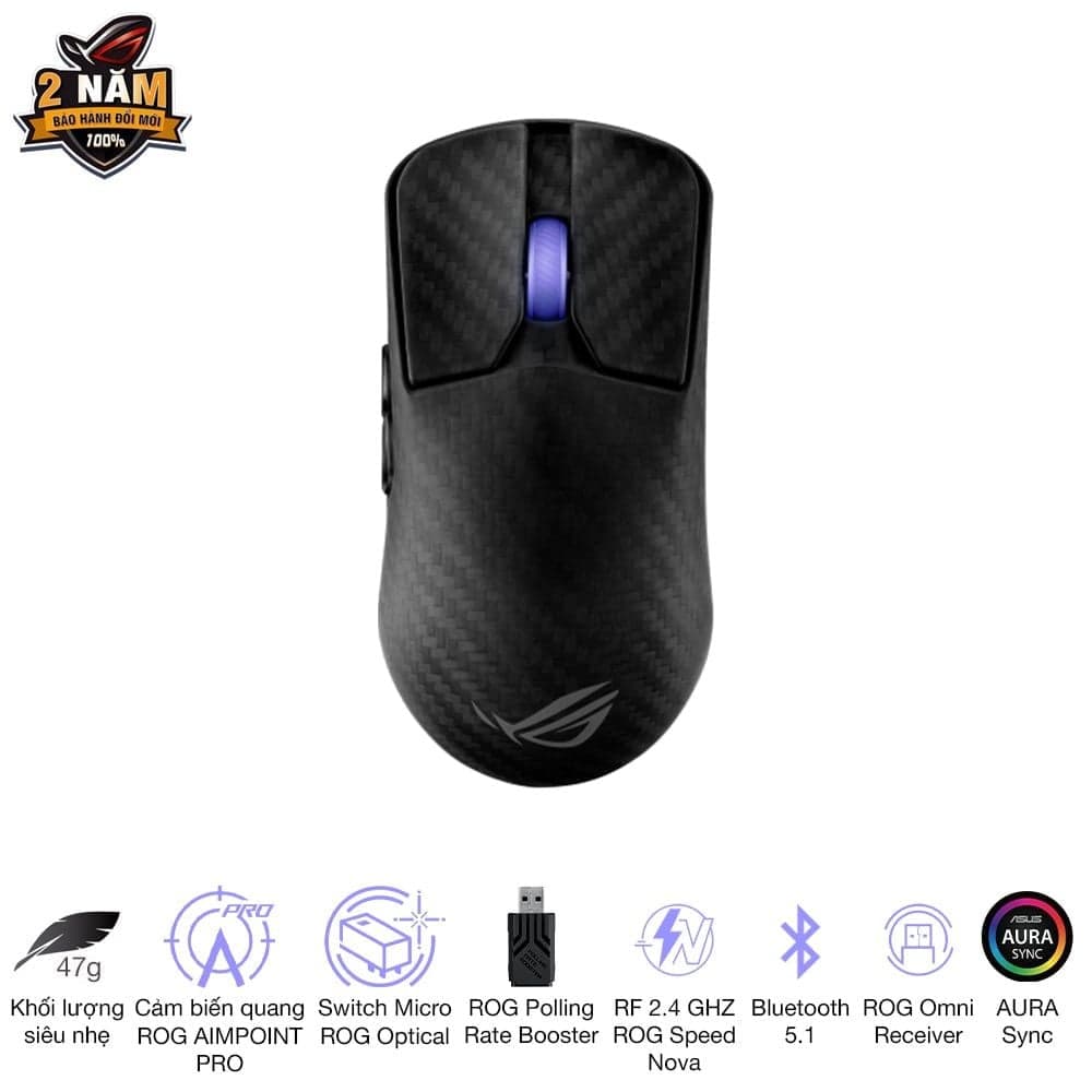 Chuột Gaming không dây Asus ROG Harpe Ace Extreme