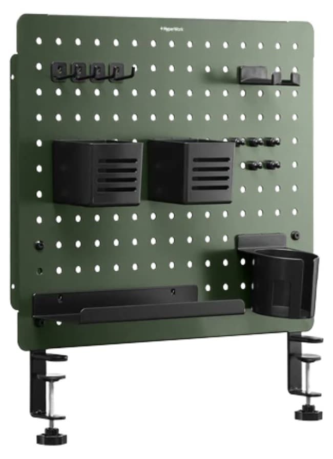 Bảng treo đồ pegboard HyperWork PG02 – Xanh Ô Liu
