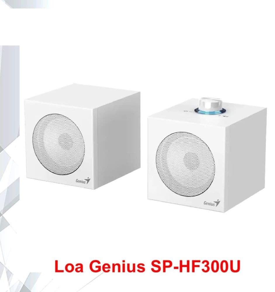 Loa vi tính Genius SP-HF300U 2.0 Màu trắng