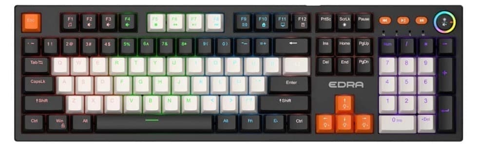 Bàn phím cơ E-Dra EK3104K Red Switch