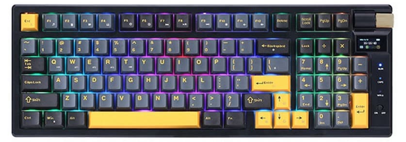 Bàn phím cơ không dây E-Dra EK398 Pro V2 Wireless Snow Leopard switch
