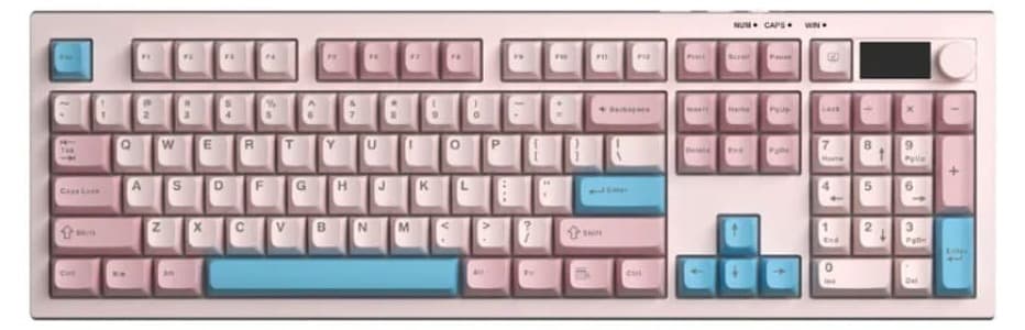 Bàn phím Gaming Aula 3 MODE S102 PRO Hồng Xanh Dương