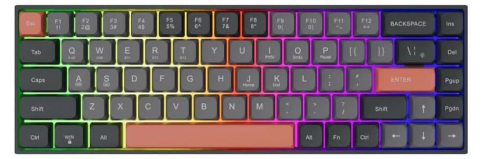 Bàn phím cơ E-Dra EK368WA