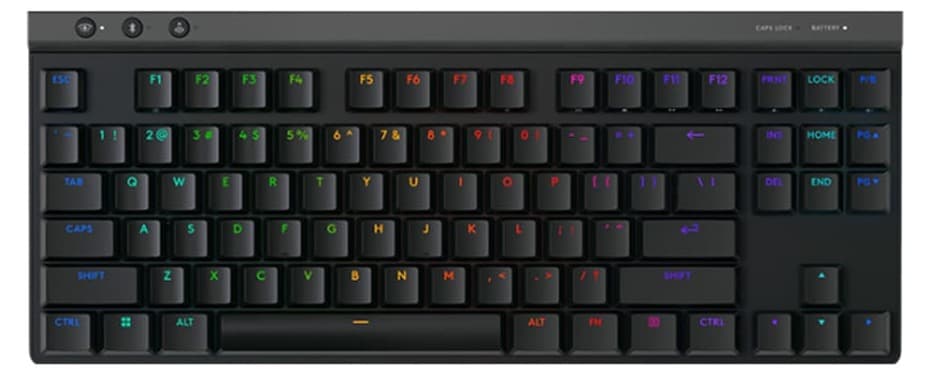 Bàn phím cơ Logitech G515 LightSpeed TKL Wireless Tactile switch – Màu đen