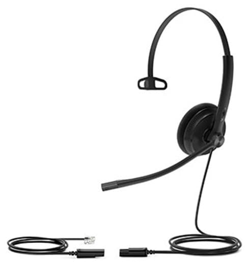 Tai nghe Yealink YHS34 Mono (chuẩn RJ9, 1 tai)- đệm da