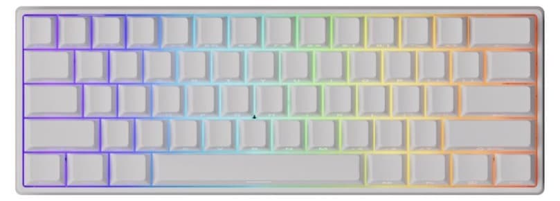 Bàn phím cơ AKKO MonsGeek FUN60 Pro SP White Glare Magnetic Switches