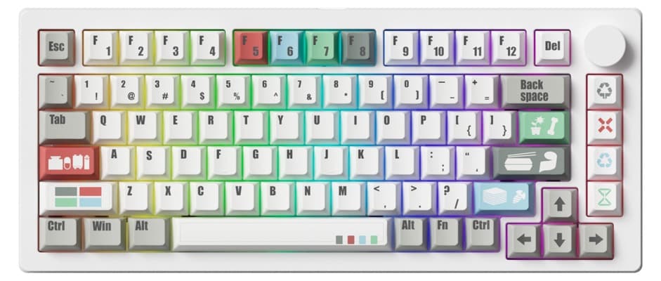 Bàn phím cơ AKKO MonsGeek M1 V5 VIA Recycling