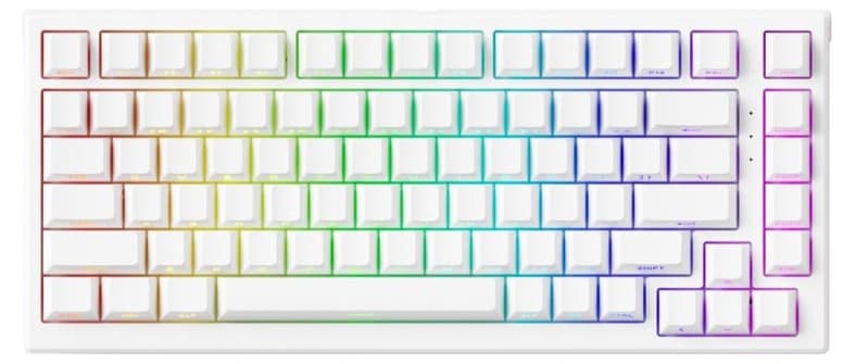 Bàn phím cơ AKKO TAC75 White HE Astrolink Magnetic Switch