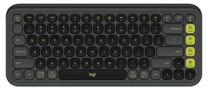 Bàn phím không dây Logitech POP Icon Keys (Đen)