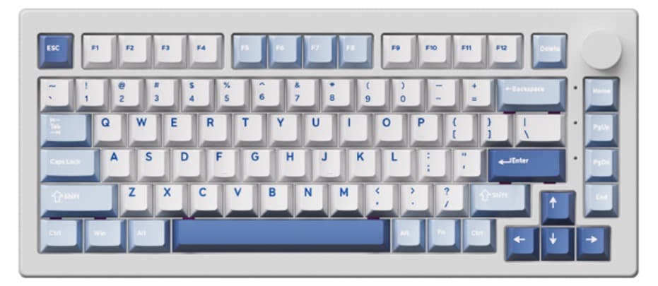 Bàn phím cơ AKKO 5075 V3 IceFlow – Piano