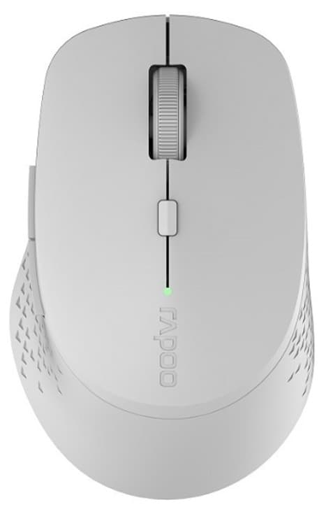 Chuột không dây Rapoo M300 Silent – Trắng Xám