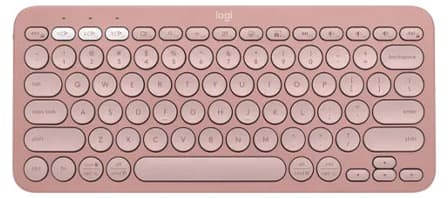 Bàn phím không dây Logitech Pebble Keys 2 K380S (Hồng)