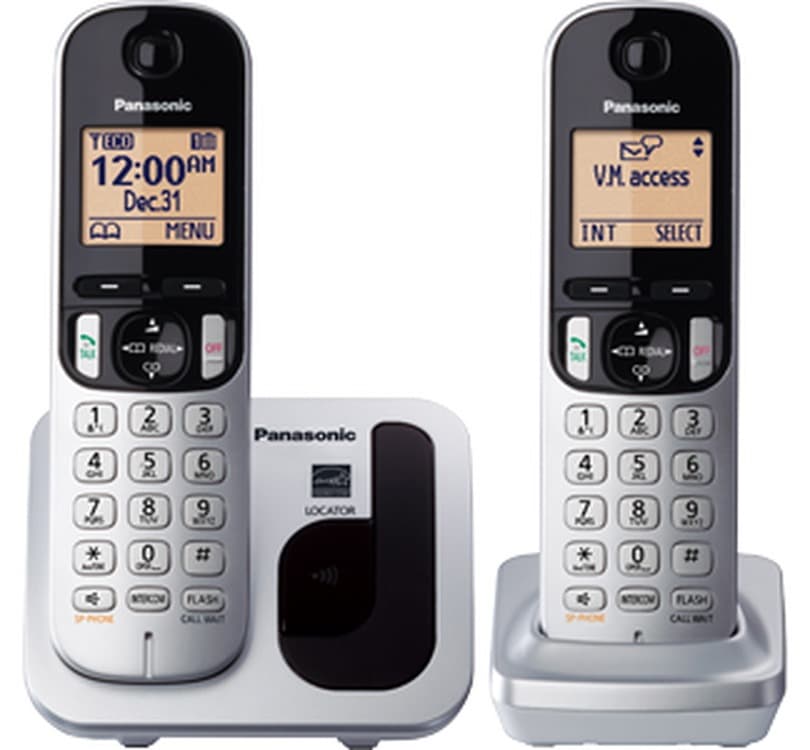 Điện thoại kéo dài Panasonic KX-TGC212- Bạc