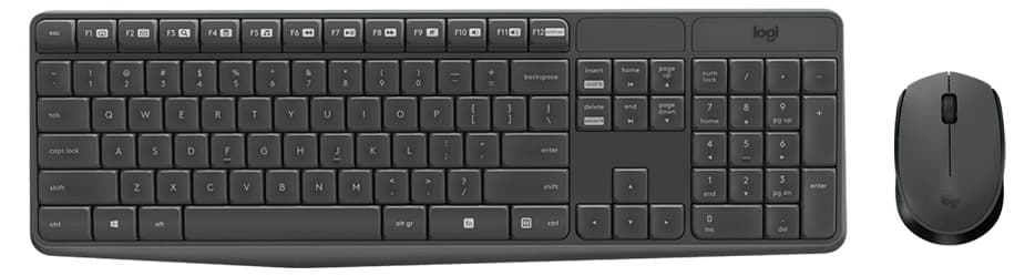 Bộ bàn phím chuột không dây Logitech MK235