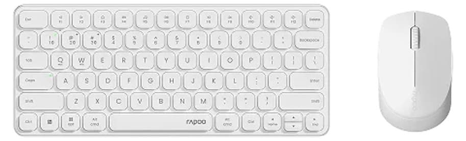 Bộ bàn phím chuột không dây Rapoo 9010M Màu trắng