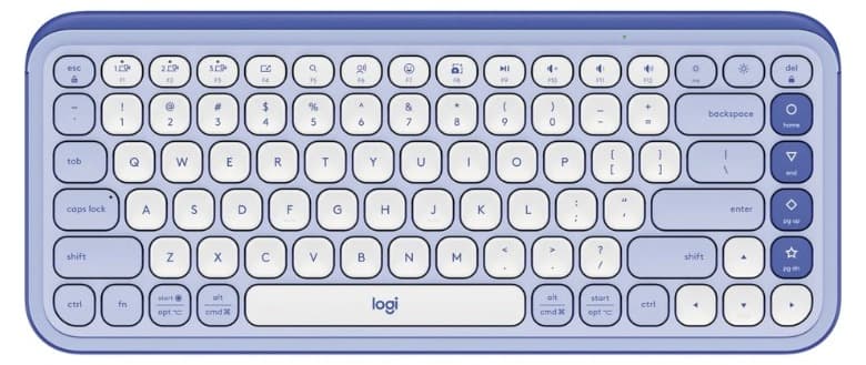 Bàn phím không dây Logitech POP Icon Keys (Tím)