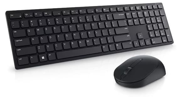 Bộ bàn phím chuột không dây Dell KM5221W