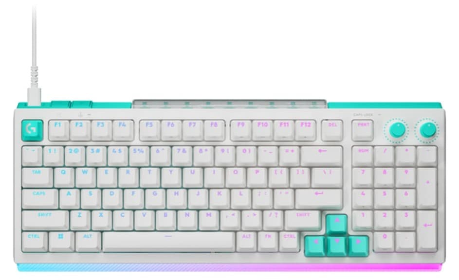 Bàn phím cơ Logitech G512 X 98 TMR White Tactile switch