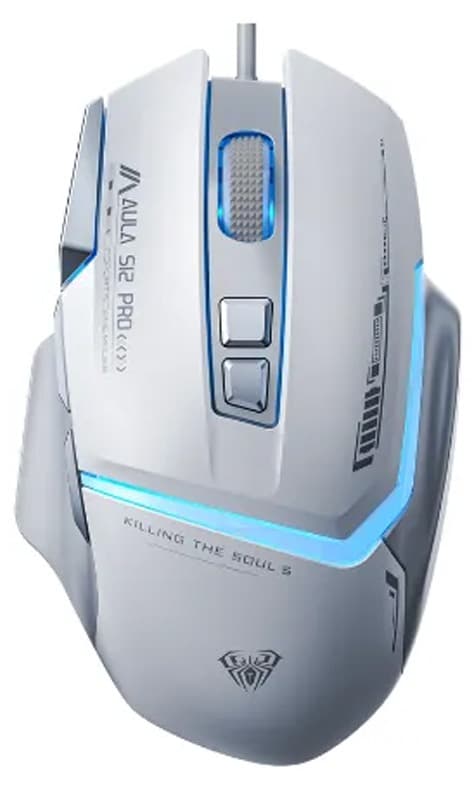 Chuột Gaming Aula S12 PRO Trắng xám