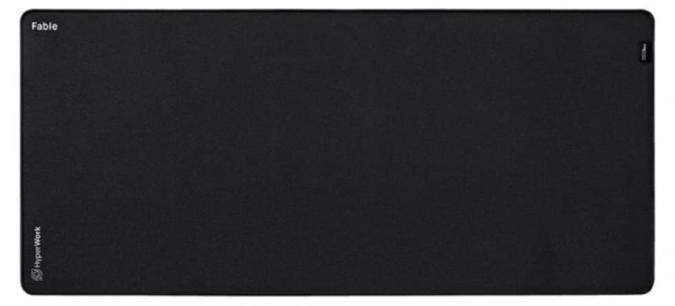 Bàn di chuột HyperWork Fable Đen 90x40cm