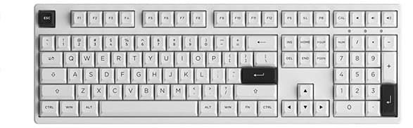 Bàn phím cơ AKKO 3108 RF Black on White Wireless Akko V3 Cream Yellow switch
