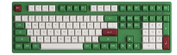 Bàn phím cơ AKKO 3108 RF Matcha Red Bean Wireless Akko V3 Cream Yellow switch