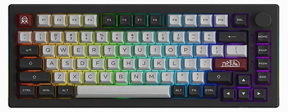 Bàn phím cơ AKKO 5075B Plus Multi-modes Dracula Castle Akko V3 Cream Blue switch