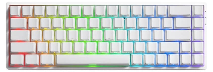 Bàn phím cơ AKKO FUN68 HE White Glare Magnetic Switches