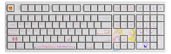 Bàn phím cơ AKKO Không dây 3108 RF Sailor Moon Crystal Akko CS Sakura switch