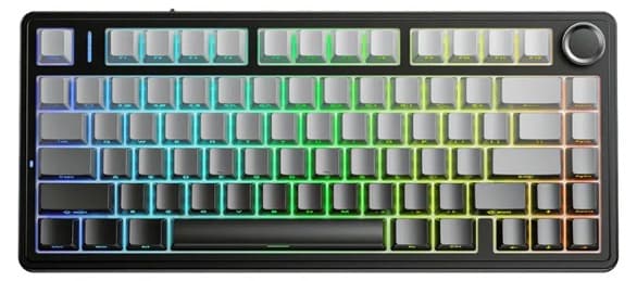 Bàn phím cơ Aula 3 MODE F75 PRO Black gradient Reaper switch